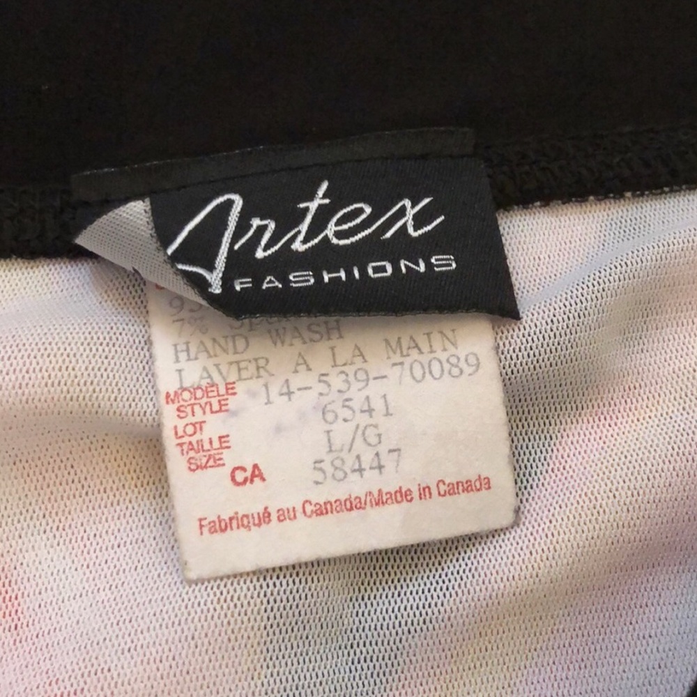 Long Colorful Striped Top, Size Large - Picture 7 of 9